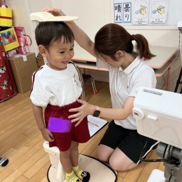 いちご組の身体測定☆